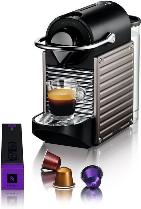 Nespresso Krups koffieapparaat Pixie XN304T(Titanium )