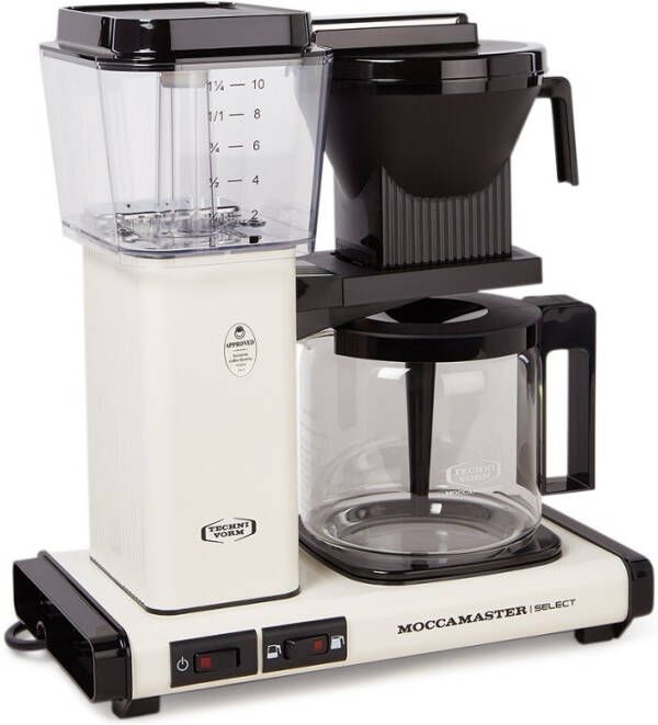 Moccamaster Douwe Egberts Filterkoffiezetapparaat Kbg Select Off white 1, 25l