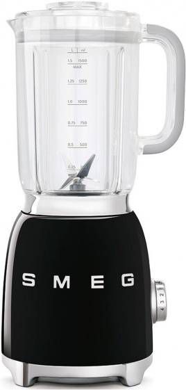 Smeg 50's Style blender 1,5 liter BLF01BLEU zwart