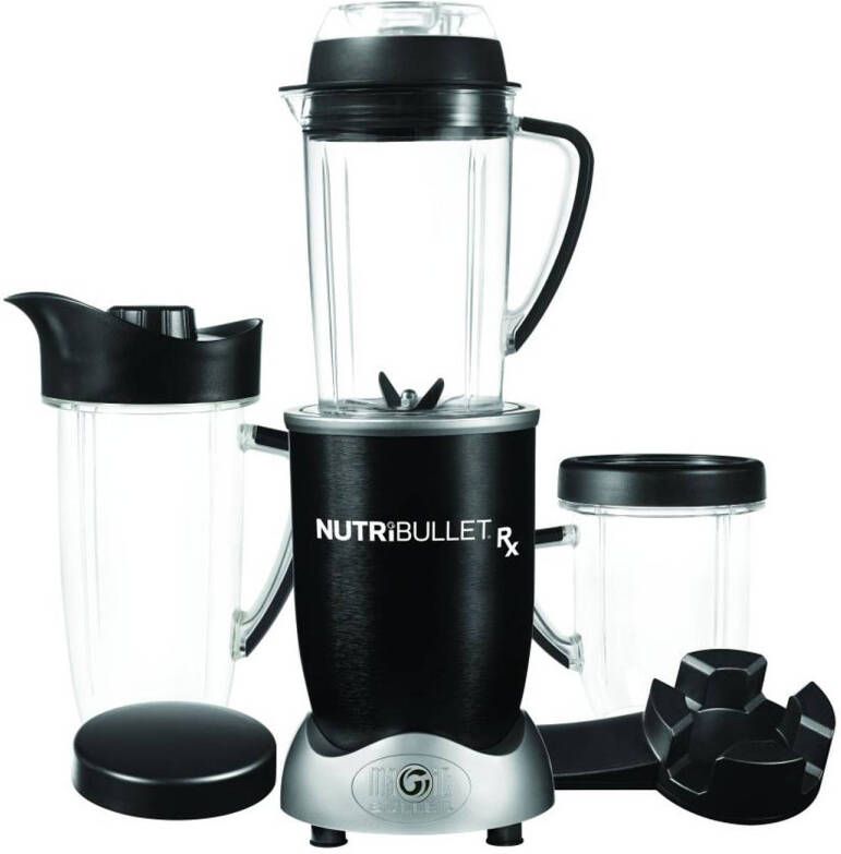 Nutribullet Rx 10 delig 1700 Watt Blender Soepmaker Zwart