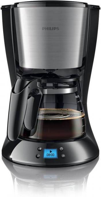 Philips Filterkoffiezetapparaat Daily Collection Hd7459/20 Zwart/metaal