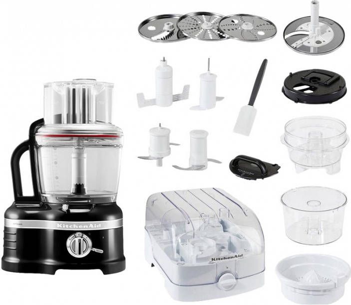 KitchenAid Artisan Foodprocessor Onyxzwart
