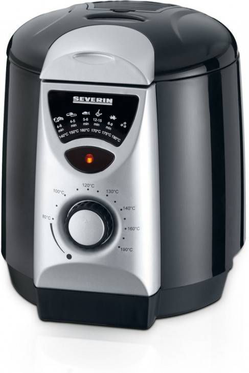Severin Friteuse FR 2408 Mini friteuse en fondue in één, inhoud 0, 2 kg
