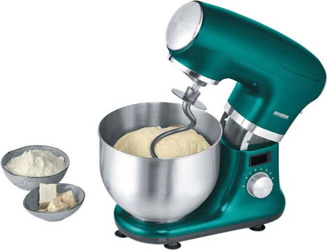 Severin Keukenmachine KM 3896 Groen/Zilverkleur