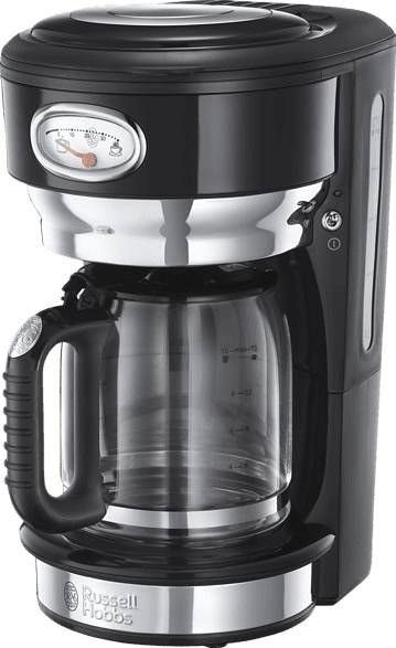 Russell Hobbs Koffiezetapparaat Retro classic 1000 W 1, 25 L zwart