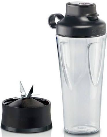 BOSCH Drinkfles MMZBTK1B To Go drinkfles, geschikt voor OptiMUM keukenmachine en VitaPower Series 4 blender(set, 1 delig )
