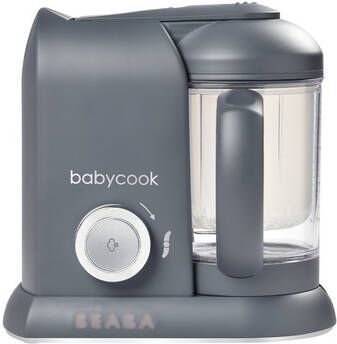 Beaba Babyvoeding machine 4 in 1 Babycook Solo 1100 ml donkergrijs
