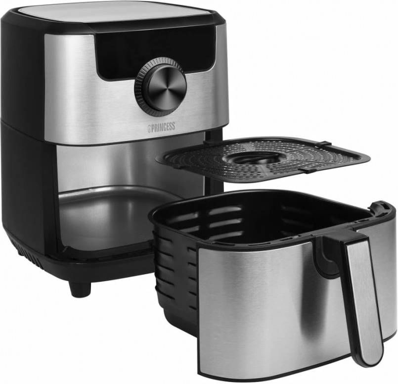 Princess Aerofryer Smart 1500 W 4, 5 L zilverkleurig