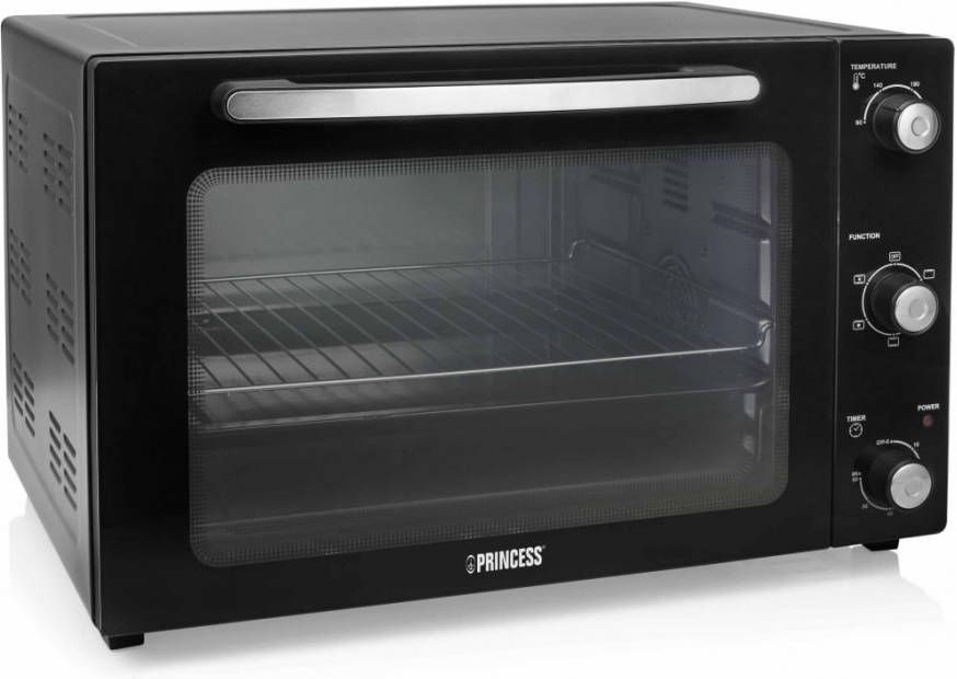 Princess Heteluchtoven 2000 W 55 L zwart